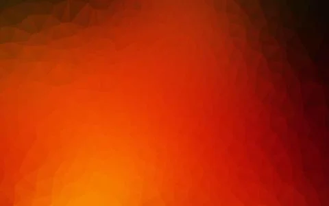 Dark Red, Yellow vector blurry triangle template. 스톡 일러스트