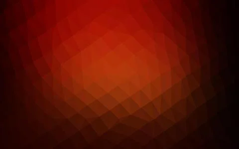 Dark Red, Yellow vector blurry triangle texture. Stock Illustration
