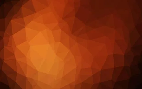 Dark Red, Yellow vector blurry triangle texture. Stock Illustration