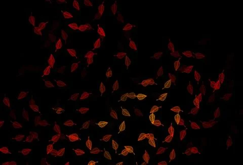 Dark Red, Yellow vector hand painted pattern. Stock Illustration