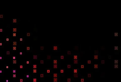 Dark Red, Yellow vector layout with lines, circles. Stock Illustration