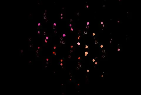 Dark Red, Yellow vector pattern with crystals, rectangles. Illustrazione stock