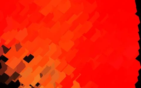 Dark Red, Yellow vector pattern in square style. Illustrazione stock