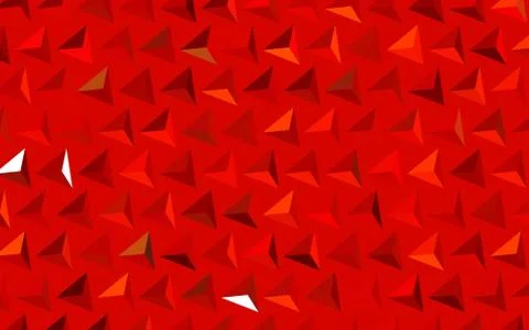 Dark Red, Yellow vector pattern with polygonal style. Stock Illustration