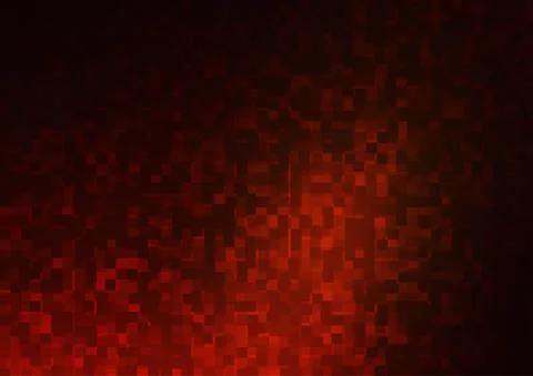 Dark Red, Yellow vector pattern in square style. Stock Illustration