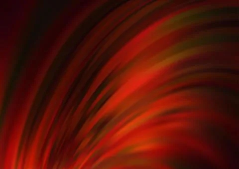 Dark Red, Yellow vector pattern with curved circles. イラスト素材