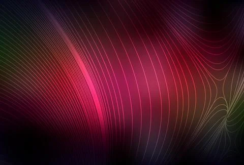 Dark Red, Yellow vector pattern with sharp lines. Stockillustratie