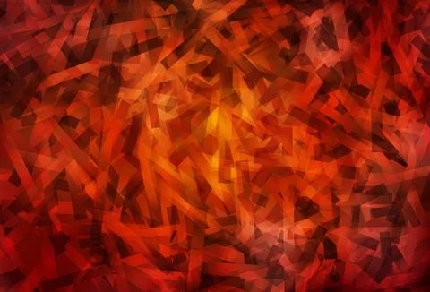 Dark Red, Yellow vector pattern with sharp lines. Stock Illustration