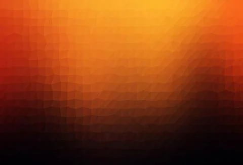 Dark Red, Yellow vector shining triangular pattern. Stockillustratie