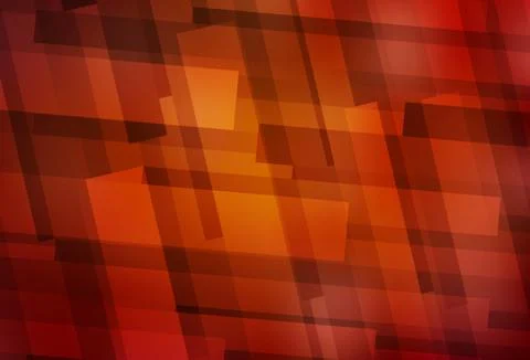 Dark Red, Yellow vector template with rhombus. Stock Illustration