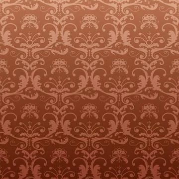 Dark repeating pattern in vintage style Stock Illustration