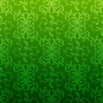 Dark repeating pattern in vintage style Illustrazione stock