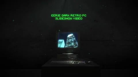 Dark Retro Pc Slides Opener ~ After Effects #272502759
