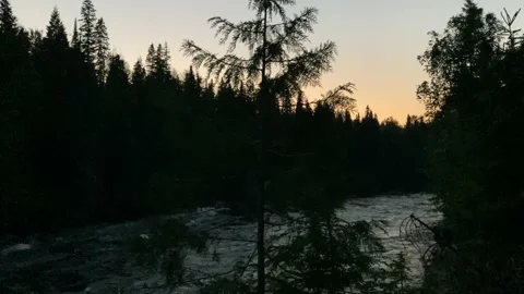 Dark River Stock Footage 209593920