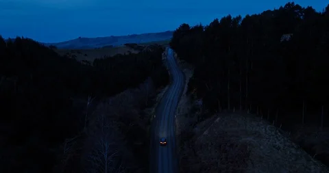 Dark road Stock Footage 123467071