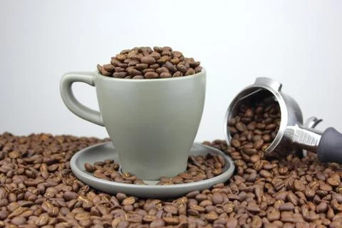 Dark roasted coffee Stock Photos