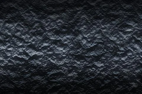 Dark rock wall with light and shadow. Stock Illustration