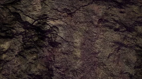 Dark Rocky Mountain Ground Surface 4K Stock Footage 159651782