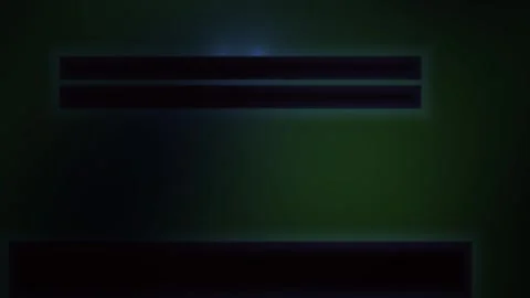 Dark room with glowing blue light on a rectangular object. Stock Footage 336228030