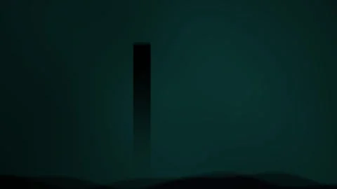 Dark room with glowing light source. Stock Footage 340013588