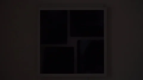 A dark room lights up the x-ray lamp pictures. the x-ray images show the chest Stock Footage 91667443