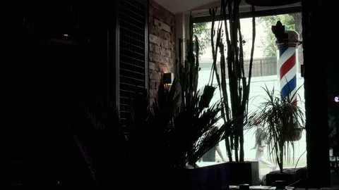 Dark room with modern design Stock Footage 137587610