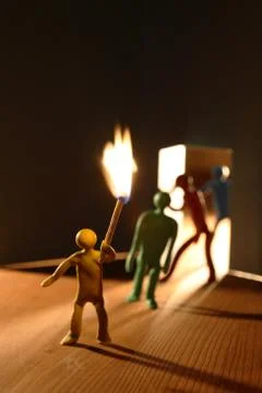 Dark room Stock Photos