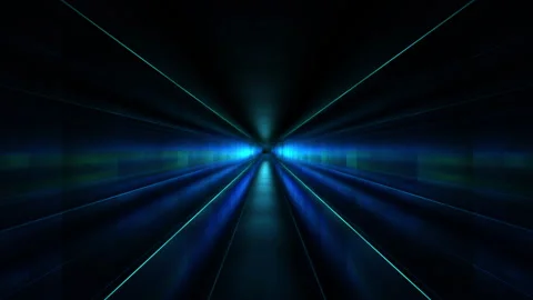 Dark Room Tunnel Stock Footage 249646232