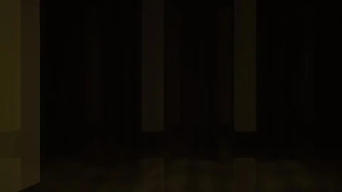 Dark room with vertical light beams. Stock Footage 334871145