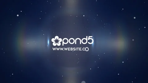 Dark Rotate Technology Flared Rainbow Corporate  Logo Sting Stock After Effects