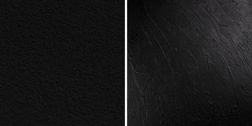 Dark rough cement wall texture. Black textured plaster grunge background Illustrazione stock