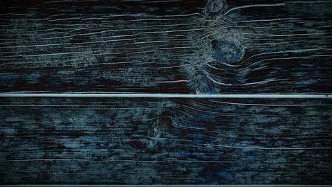 Dark, rustic wooden texture with deep blue and brown tones, showcasing natu.. Stock Illustration