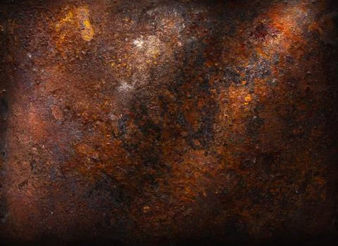 Dark Rusty metal texture background Stock Photos