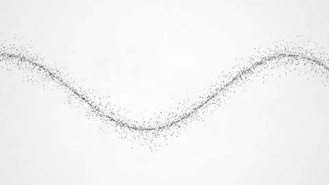 Dark sand particles wave seamless loop motion background Stock Footage 344231404