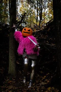 Dark scarecrow Stock Photos
