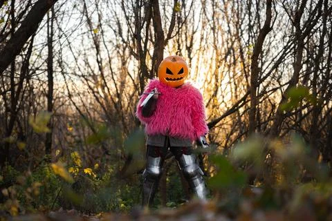 Dark scarecrow Stock Photos