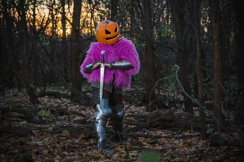 Dark scarecrow Stock Photos