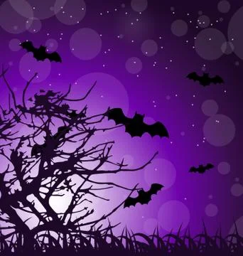 Dark Scary Background Stock Illustration