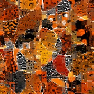 Dark scratch grunge texture. Pattern of spots, stains, ink, dots. Damaged b.. Stock Illustration
