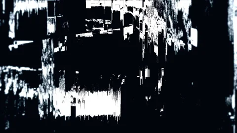 Dark Scratch Tv Noise Digital Grunge Glitch Video Damage Stock Footage