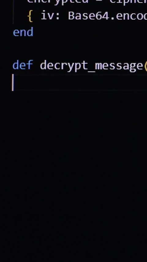 Dark Screen with Code Syntax, Programming Concept Stock Footage 278616677
