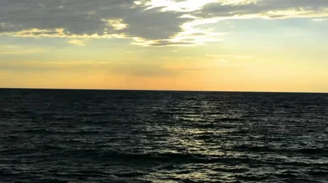 Dark sea Stock Footage 47033336