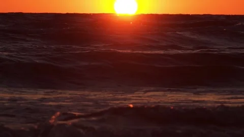 Dark sea in the sun Stock Footage 169561079