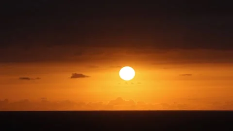 Dark Sea At Sunset. Stock Footage 196628263