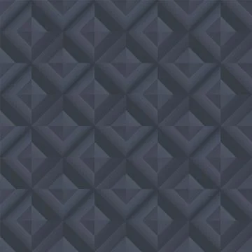 Dark seamless geometric pattern. Gray mosaic repeatable background. Decorative Stock Illustration