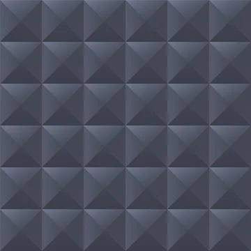 Dark seamless geometric pattern. Gray block repeatable background. Decorative 库存插图