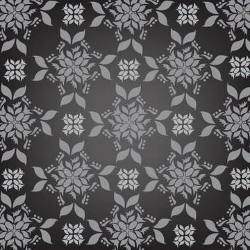 Dark seamless pattern Illustrazione stock