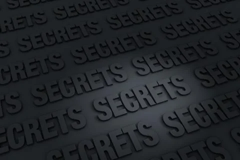 Dark Secrets Background Stock Illustration