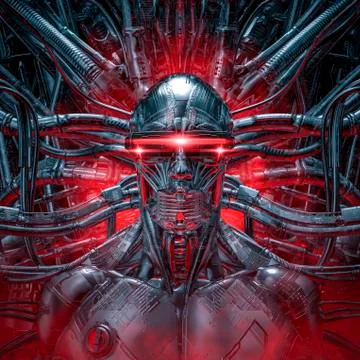 The dark sentinel Stockillustratie