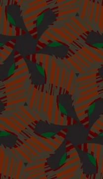 Dark Shapes Seamless Background Stock Illustration